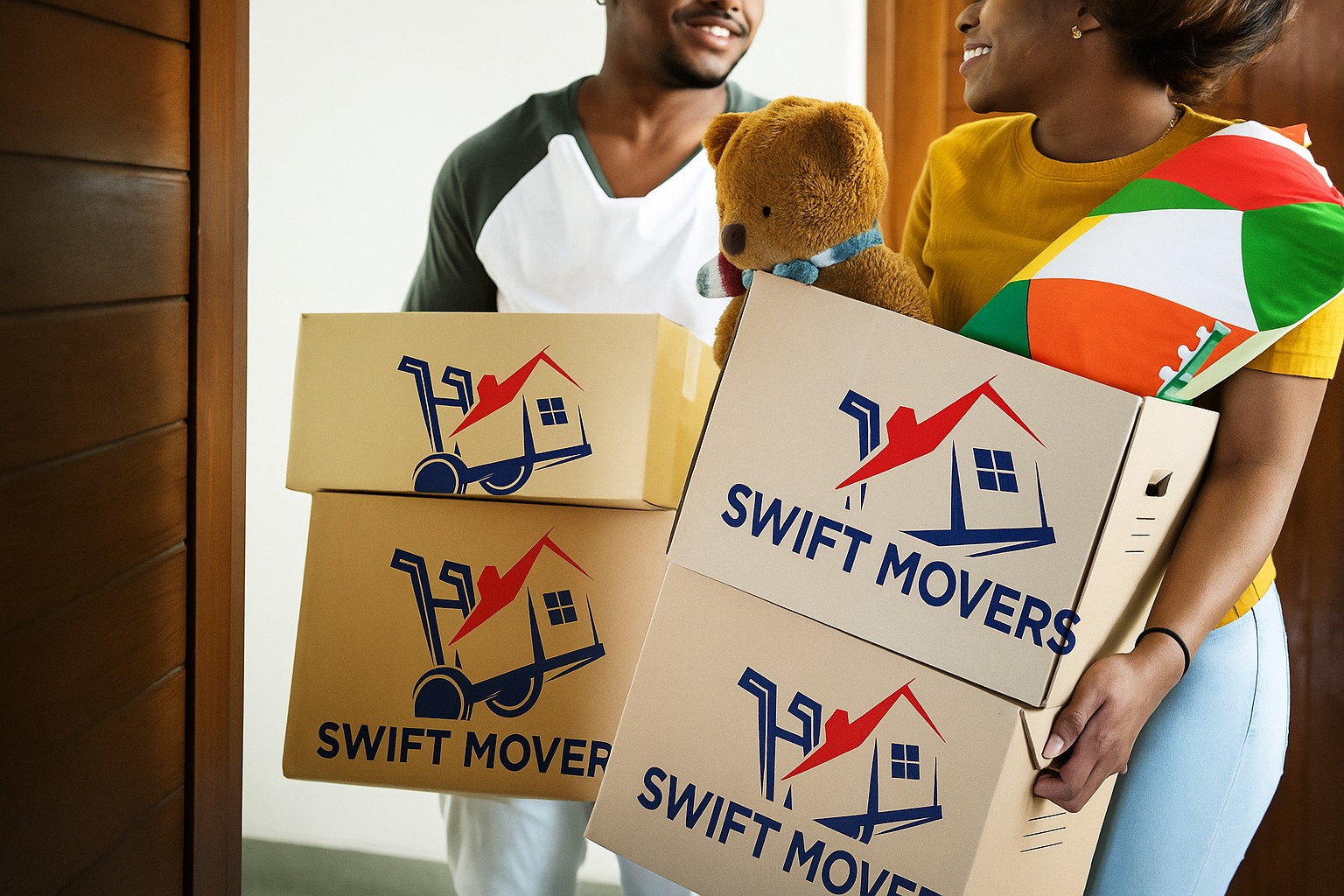 Moving boxes organized